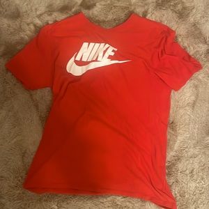 Boys Red Nike T-shirt